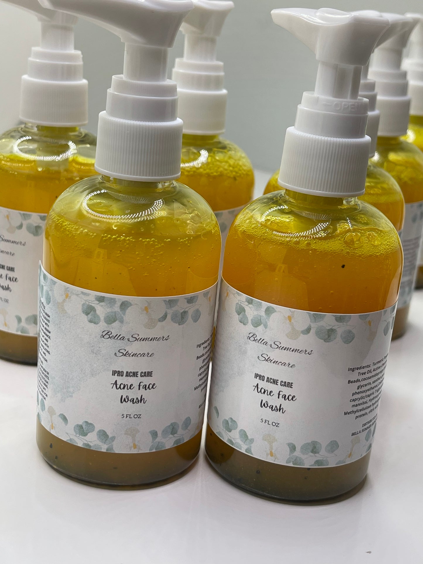 Turmeric Tea Tree Charcoal Beads Face wash