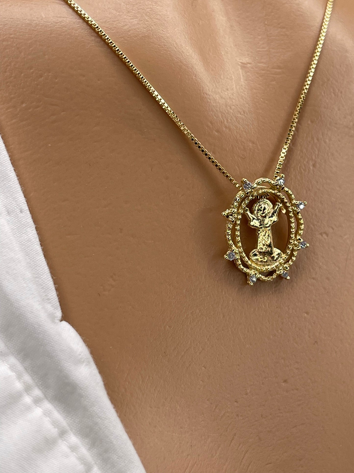 Religious 18 Karat Gold plated Pendant