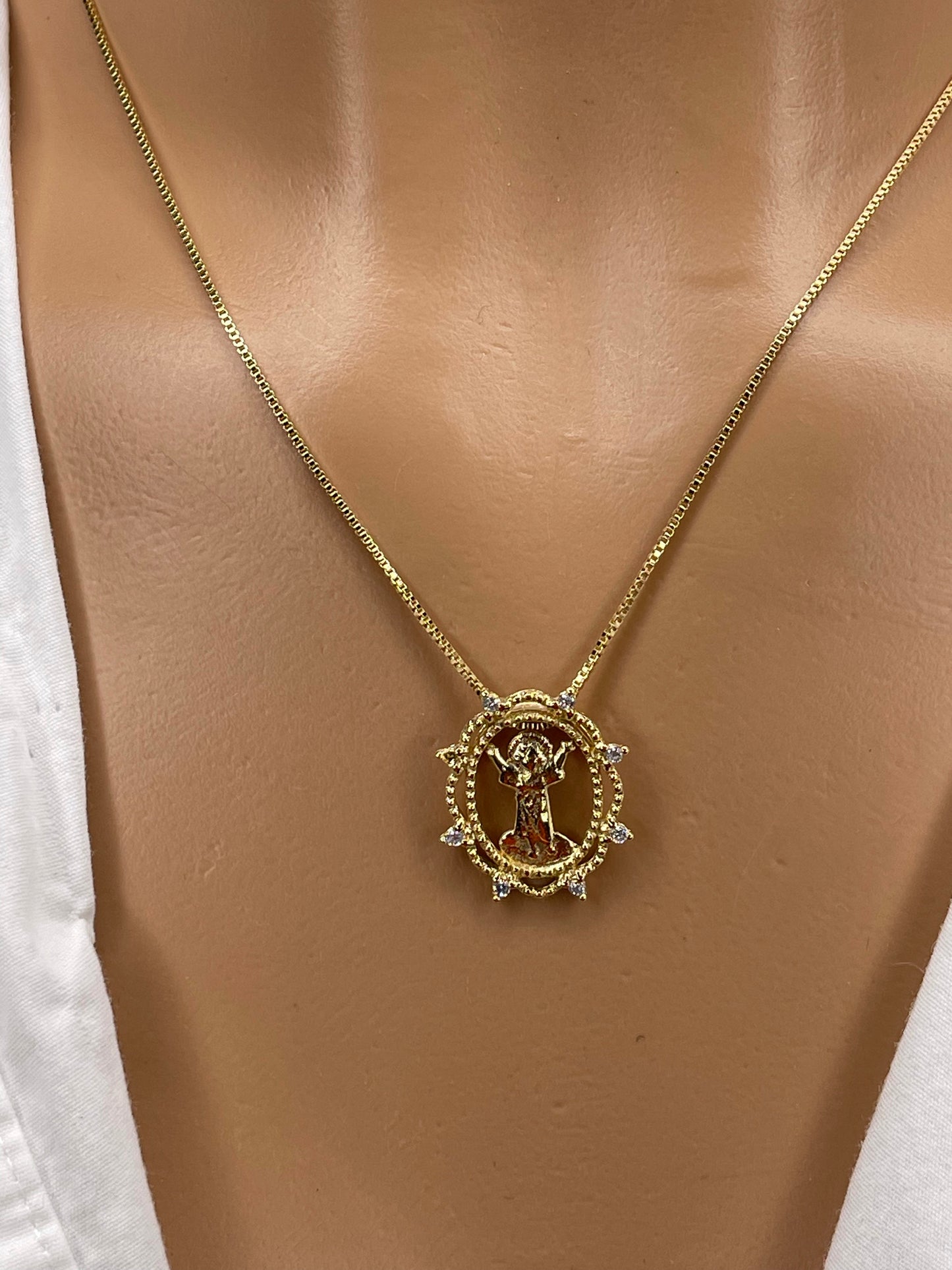 Religious 18 Karat Gold plated Pendant