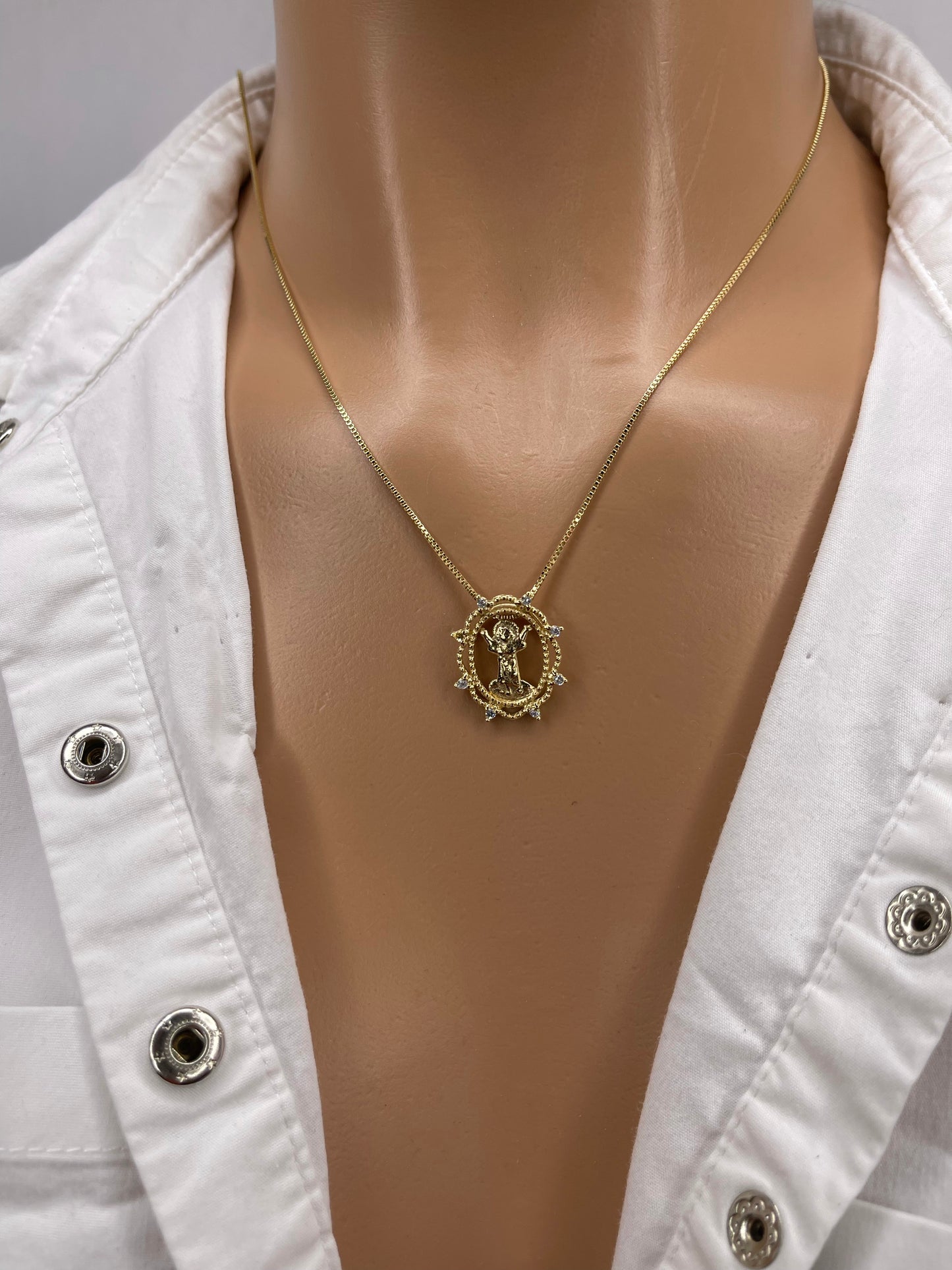 Religious 18 Karat Gold plated Pendant