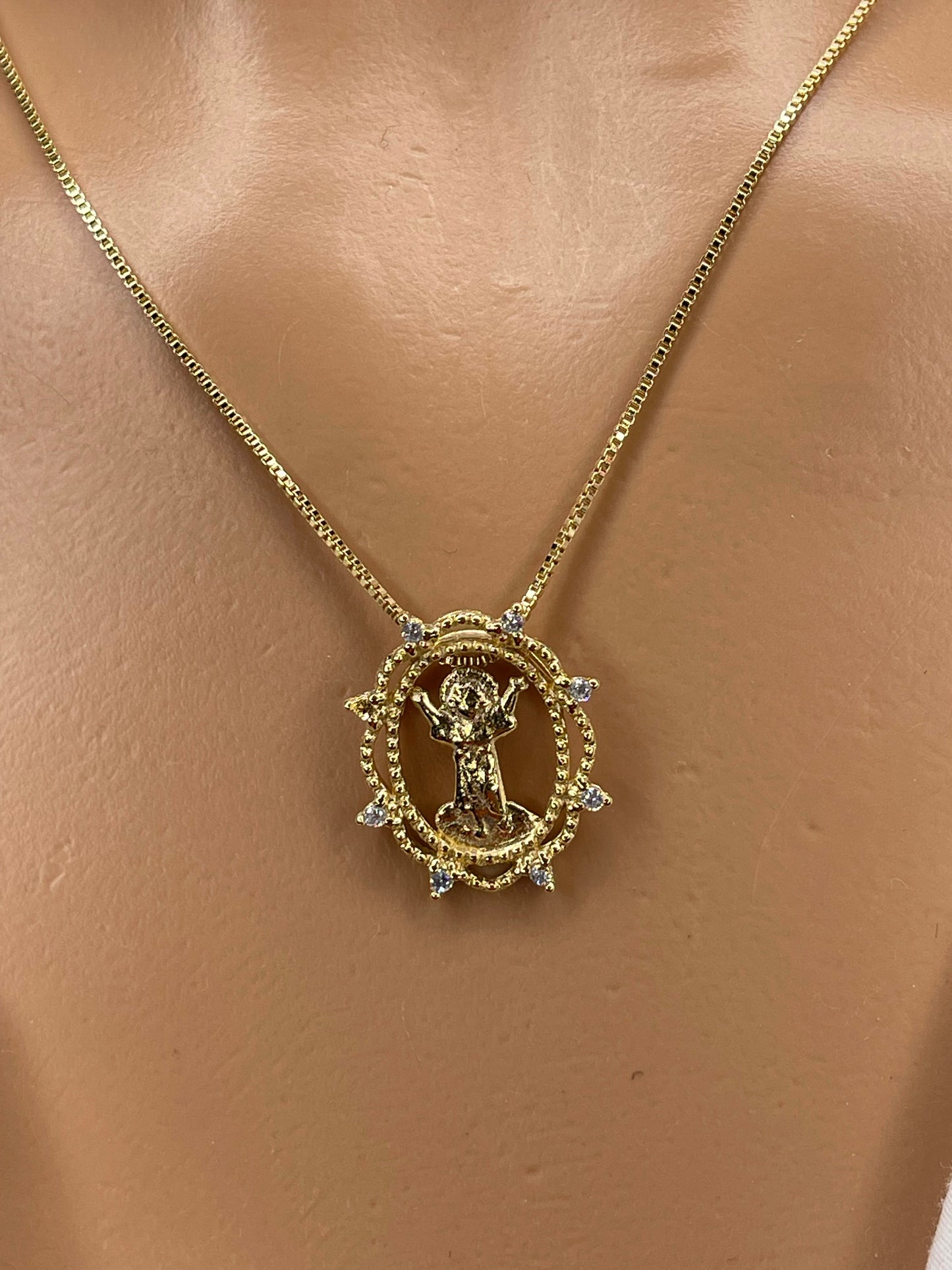 Religious 18 Karat Gold plated Pendant