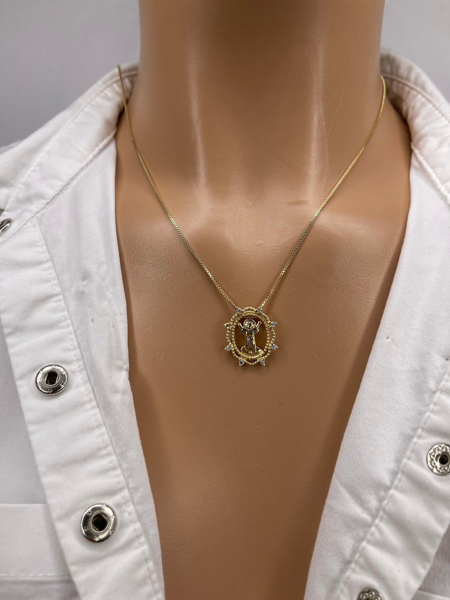 Religious 18 Karat Gold plated Pendant
