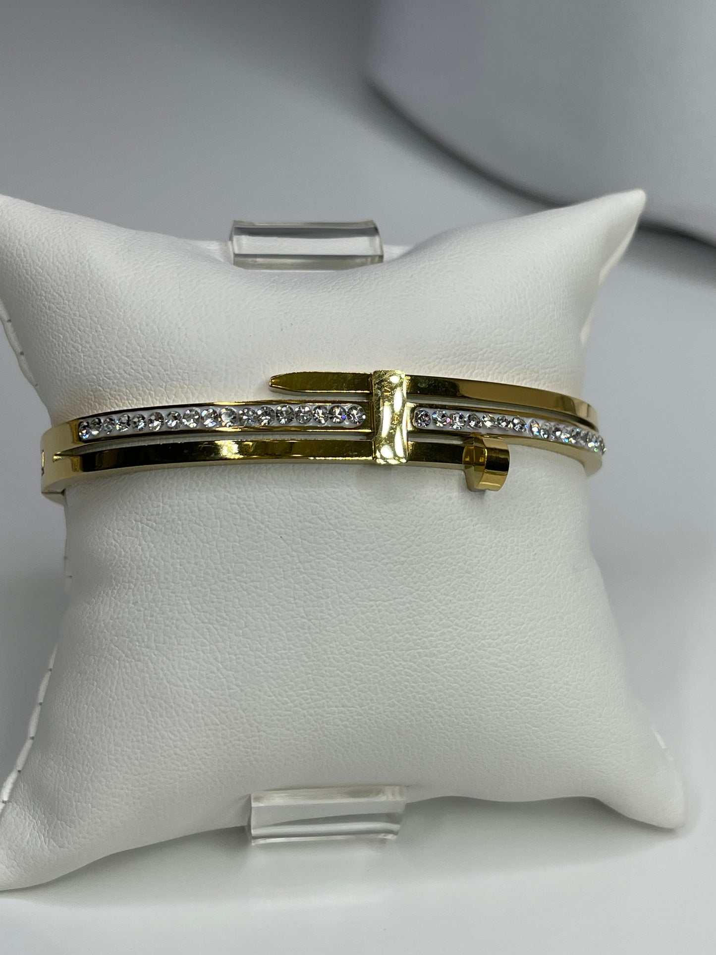 Gold Bangle Bracelet/ Stackable Bangle Arm Candy