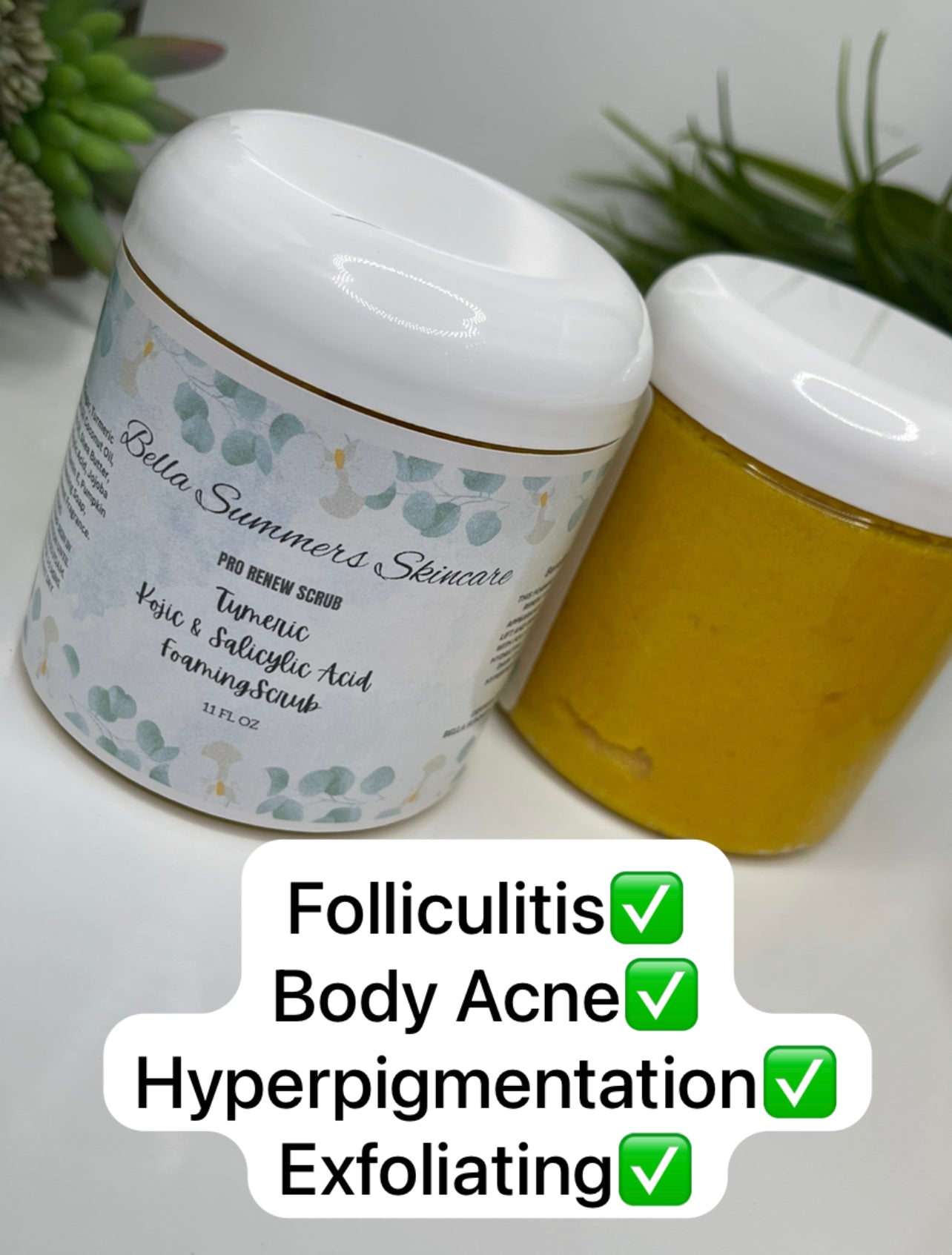 Kojic Acid Turmeric Foaming scrub