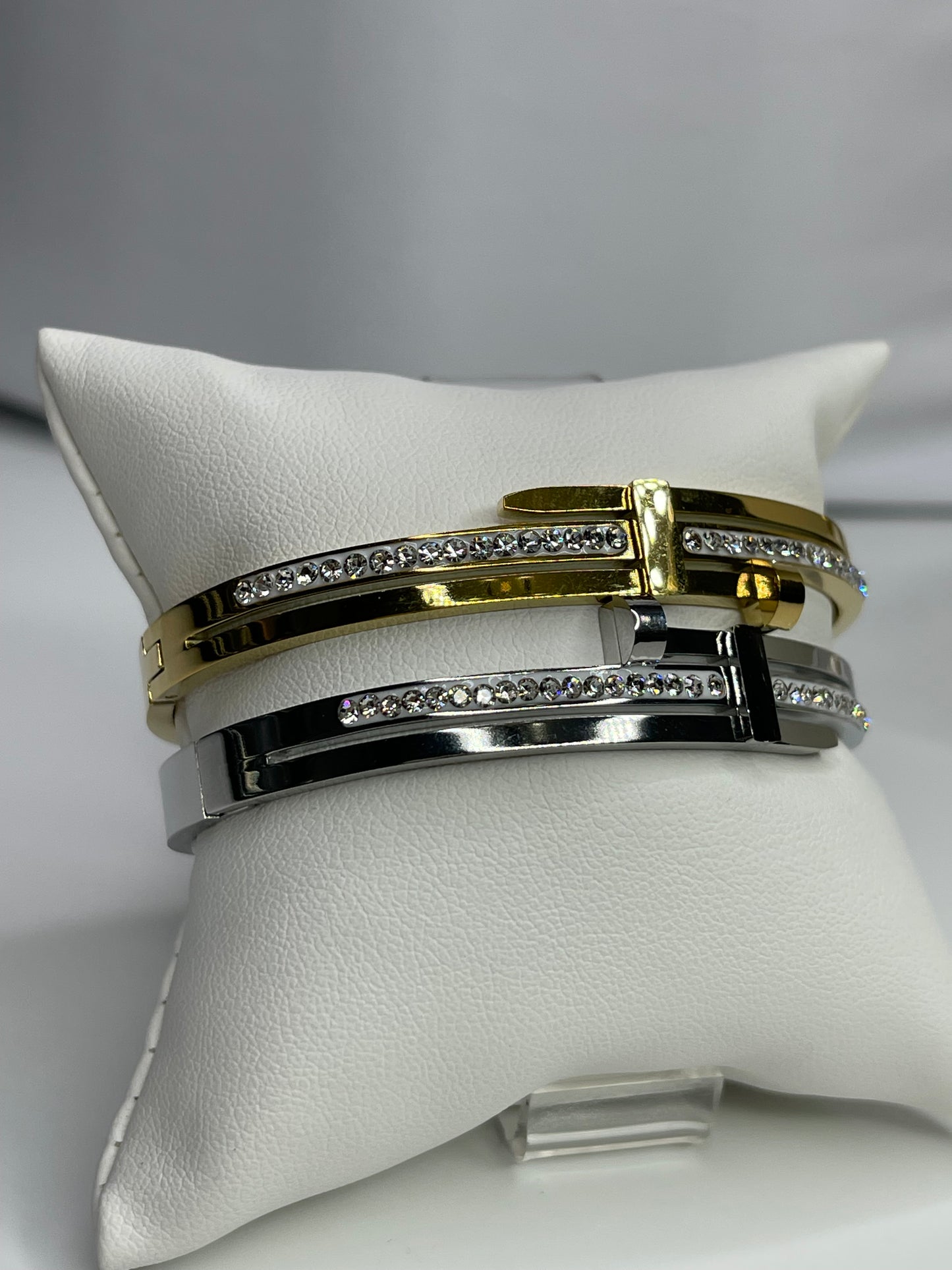 Silver/Gold Bangle Bracelet/ Stackable Bangles Arm Candy