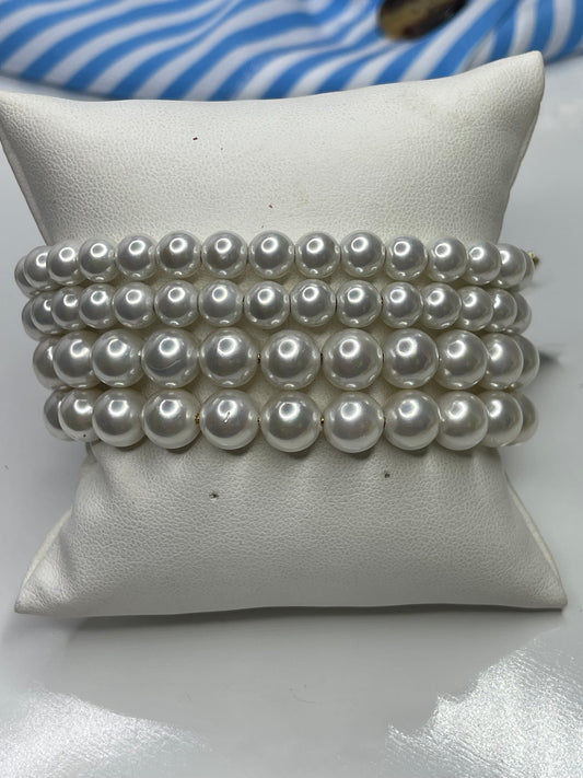 Pearl adjustable bracelet