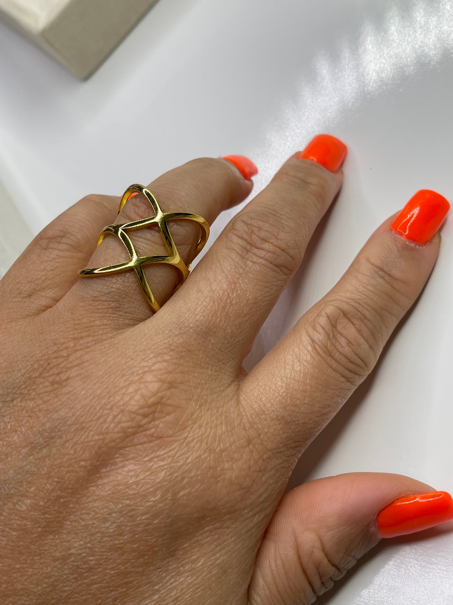 Gold Plated X ring