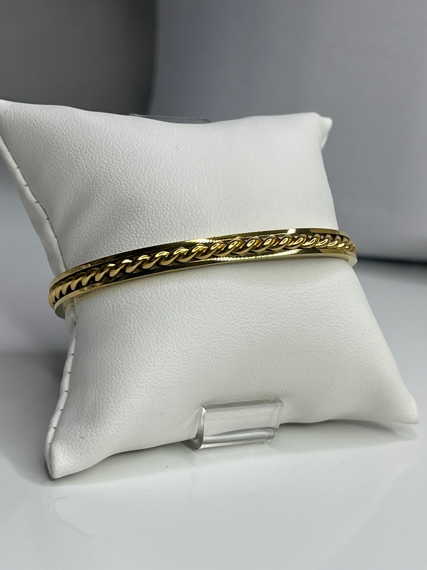 Jus Gold Bangle Bracelet/ Stackable Bangle Arm Candy