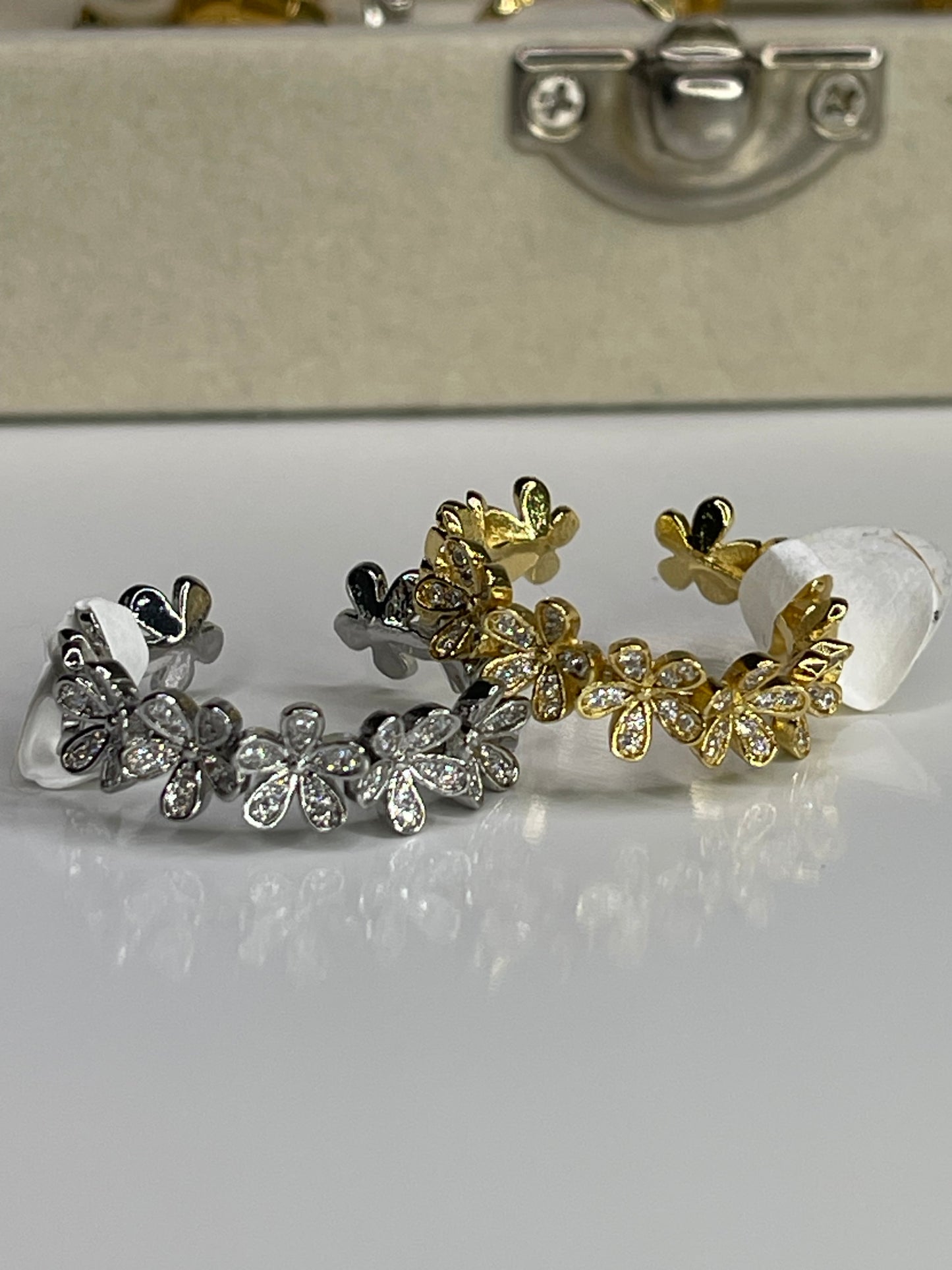 Bling Flower rings