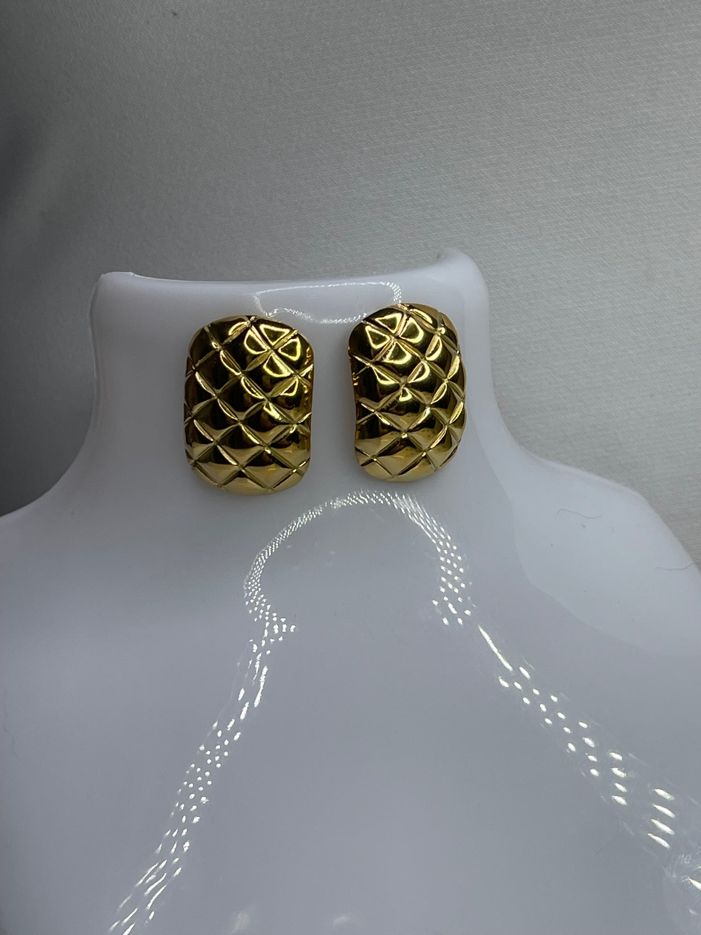 Pine Gold earrings Stainless steel earrings