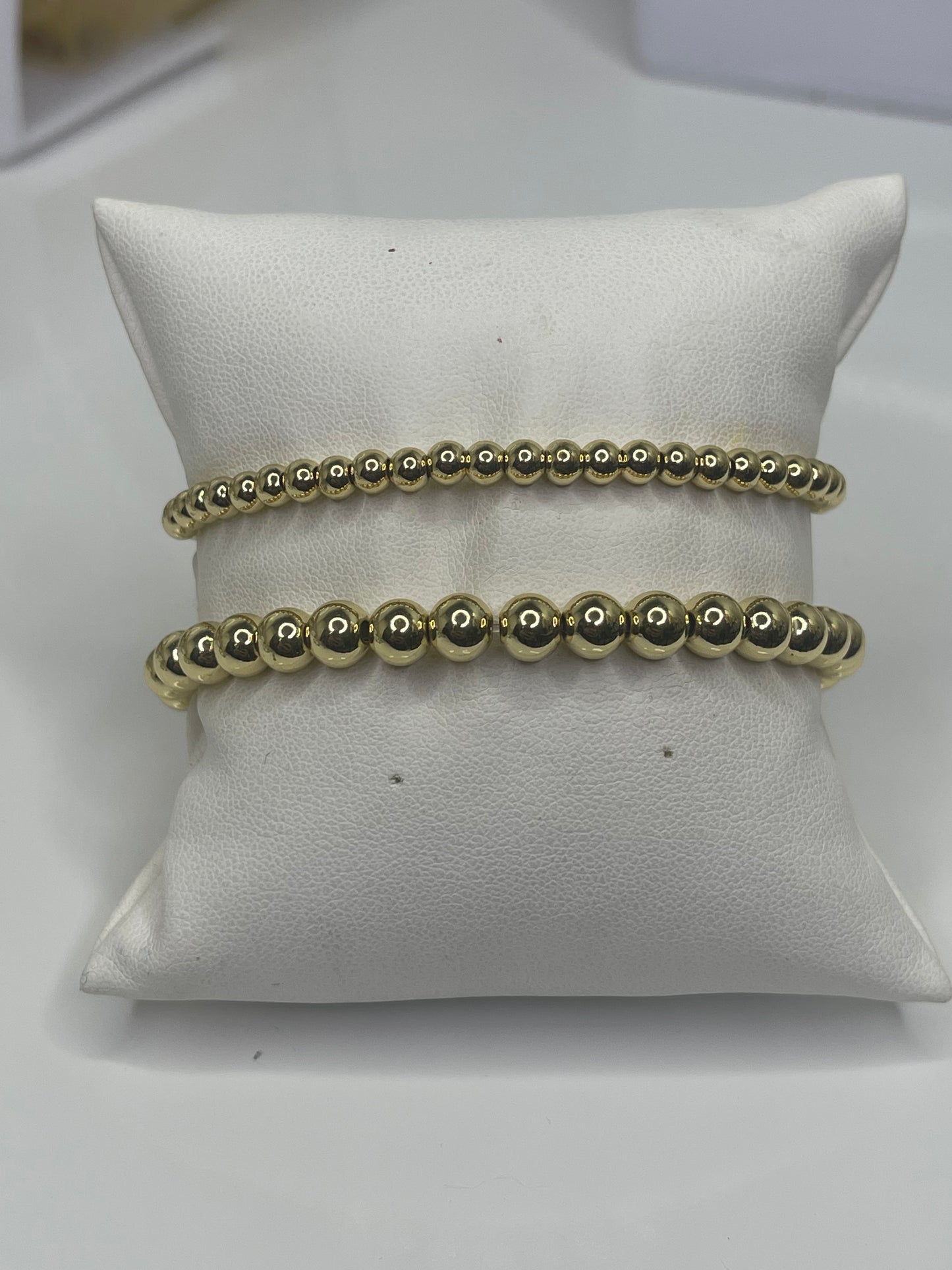 Gold Beaded bracelet 18 karat plated