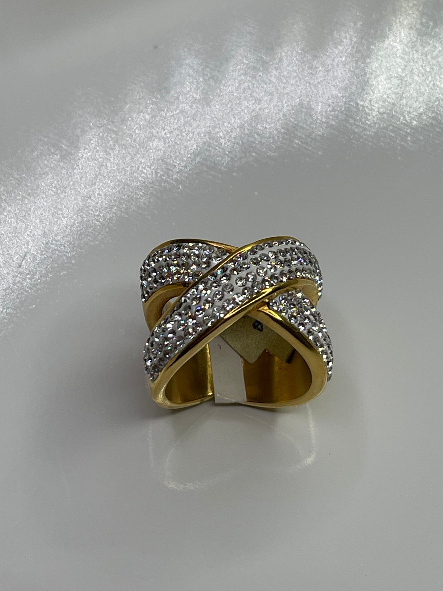 Gold Bling ring stainless steel