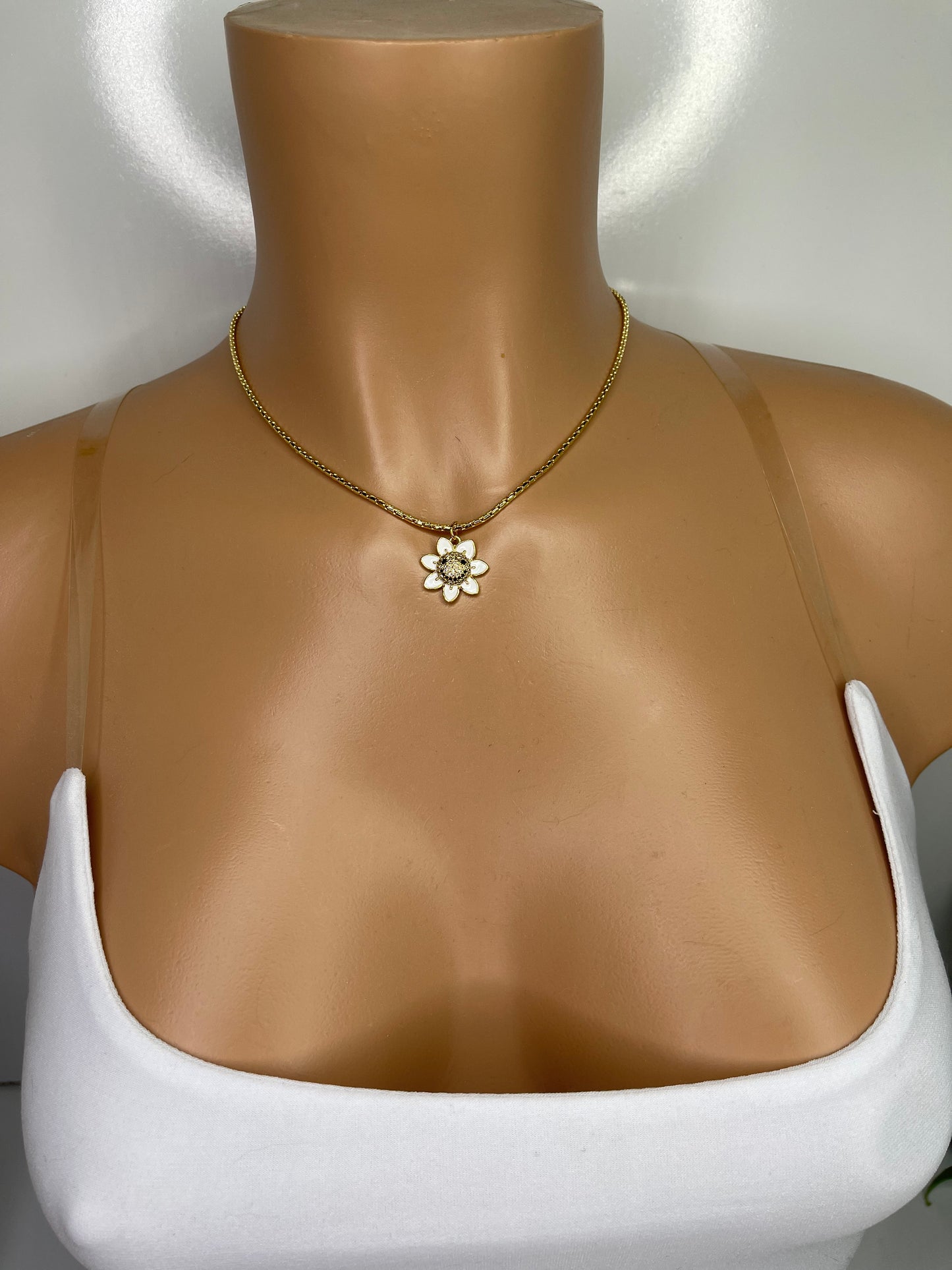 Flower Gold Necklace