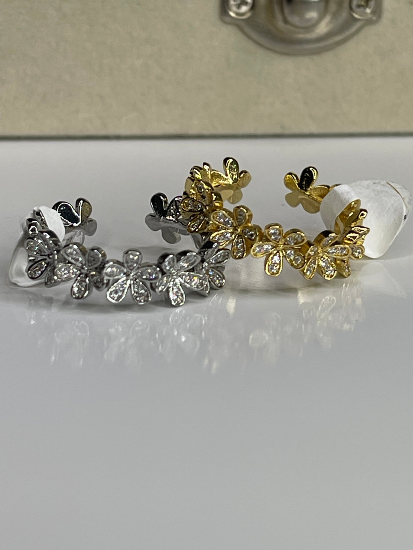 Bling Flower rings