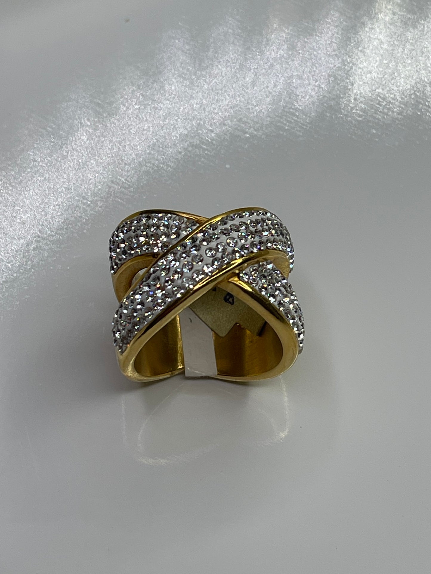 Gold Bling ring stainless steel