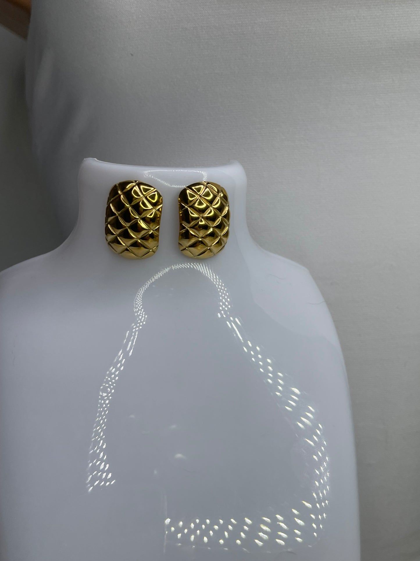 Pine Gold earrings Stainless steel earrings