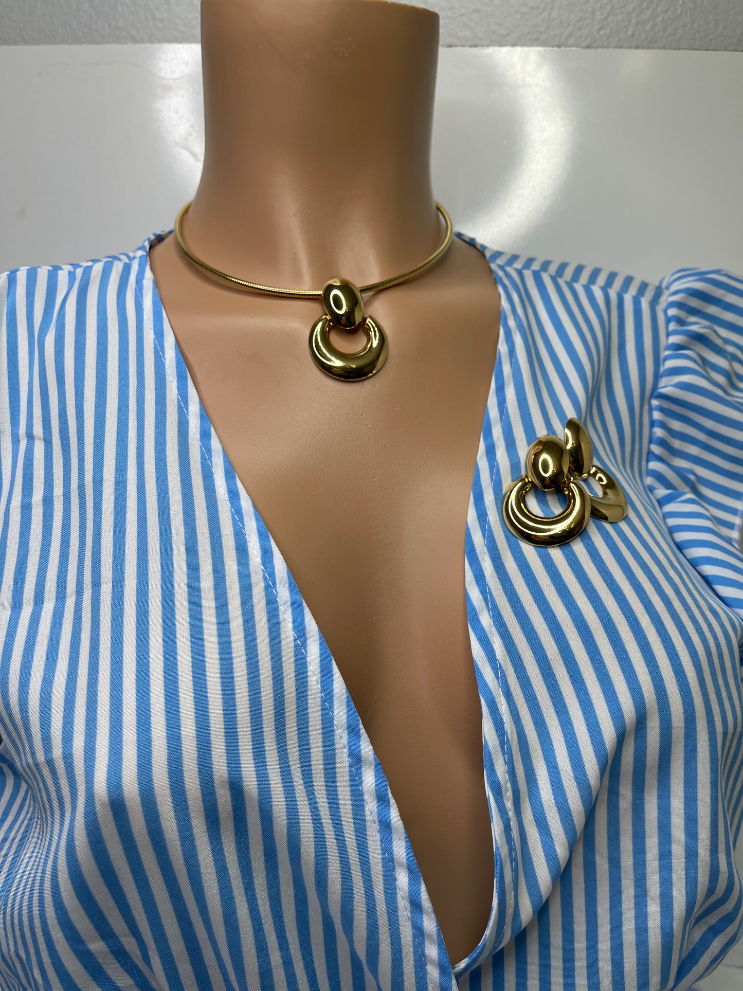 Presa Gold Necklace Set stainless steel