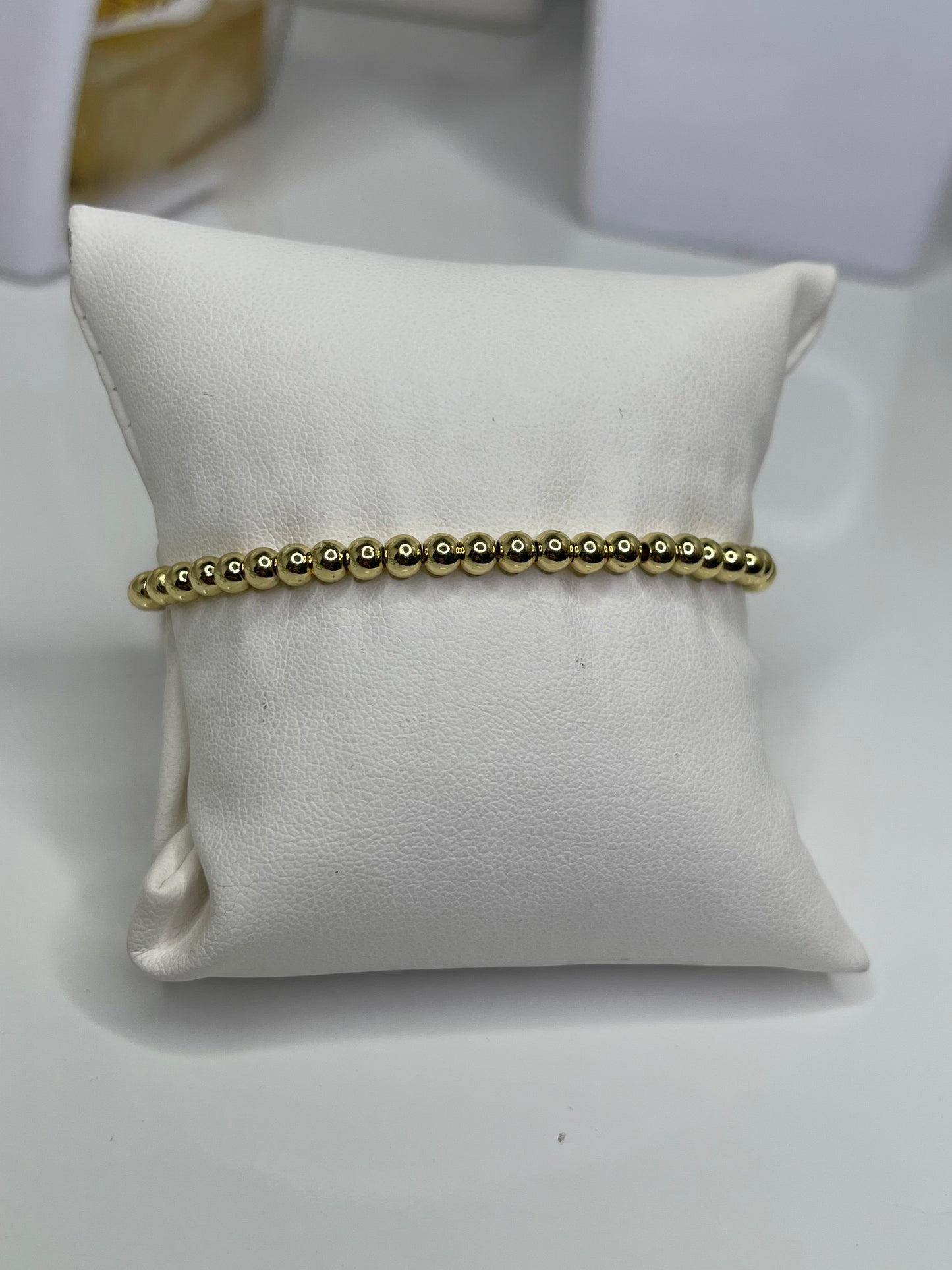 Gold Beaded bracelet 18 karat plated