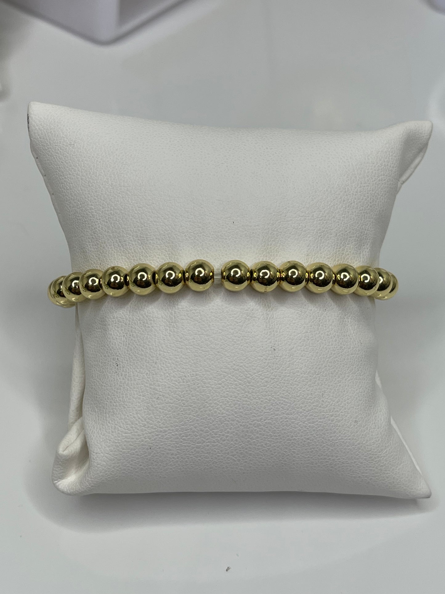 Gold Beaded bracelet 18 karat plated