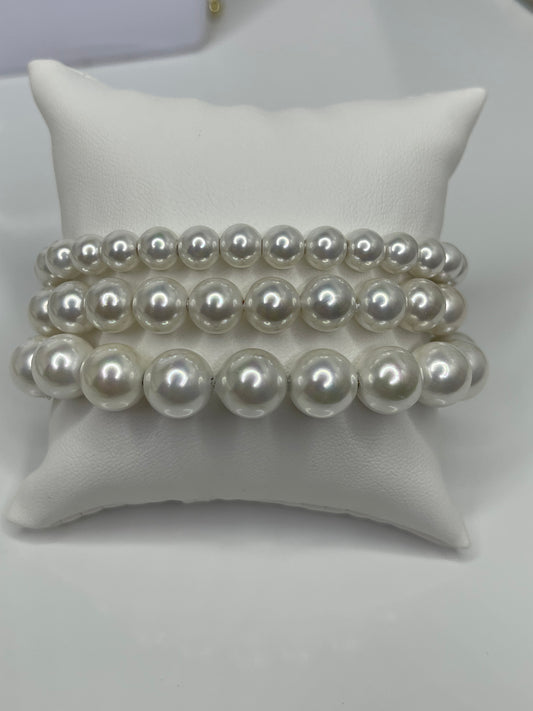 Pearl Beaded Bracelet adjustable