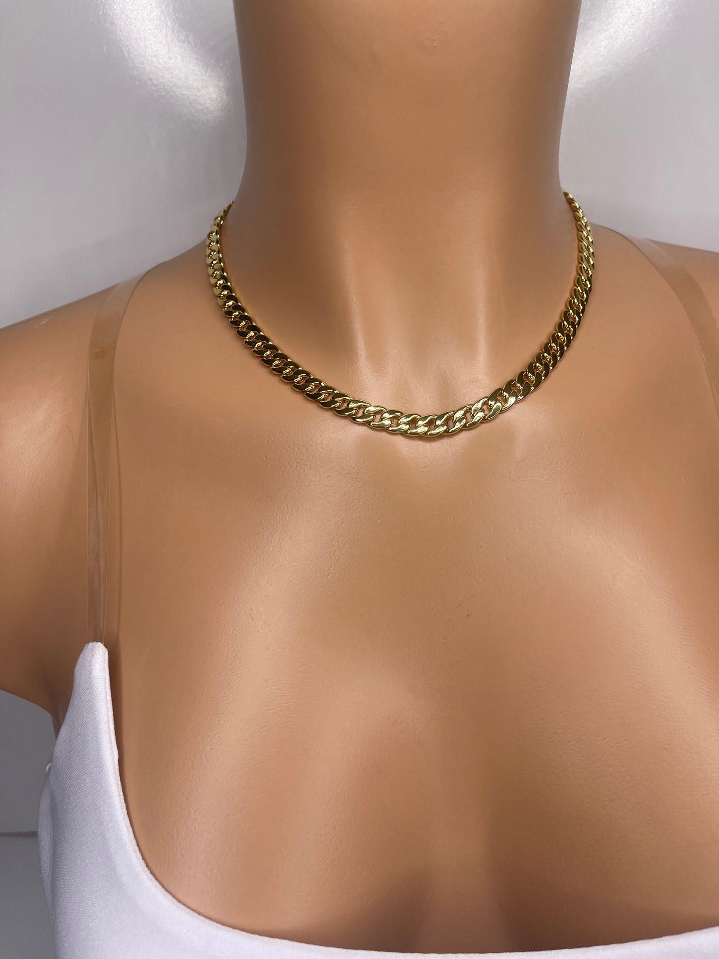 #1 Best seller Thick Cuban link Necklace 18 karat gold plated