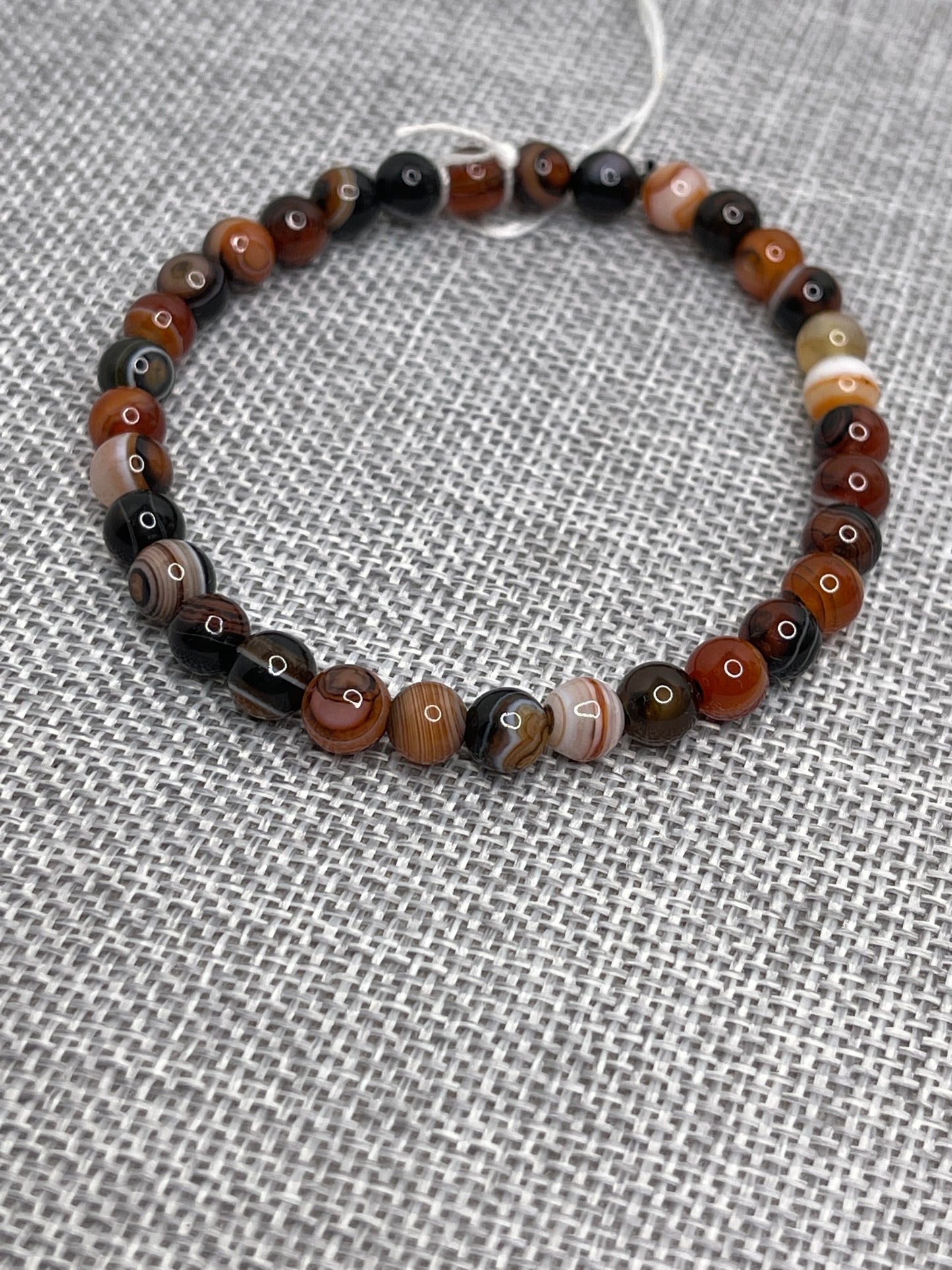 Men's Beaded Bracelets Agate