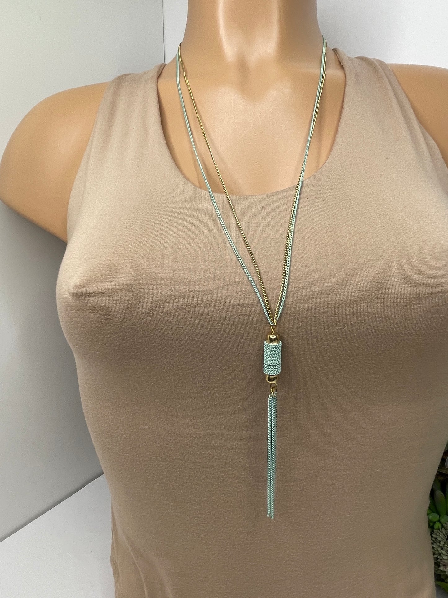 Mint Green Necklace