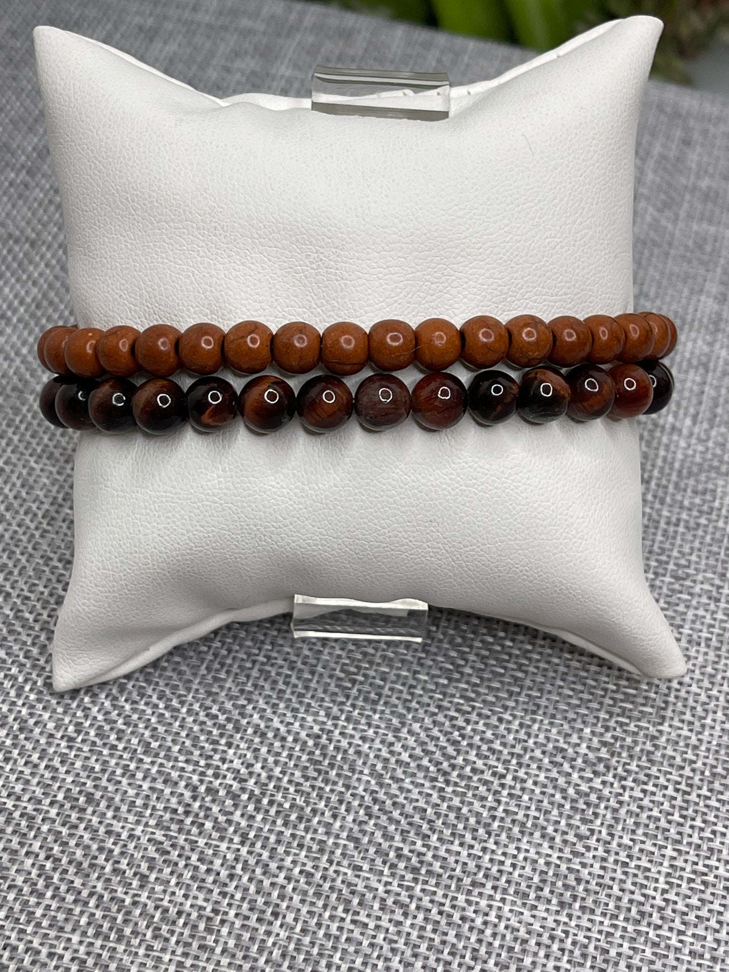 Men's Beaded Bracelets Agate