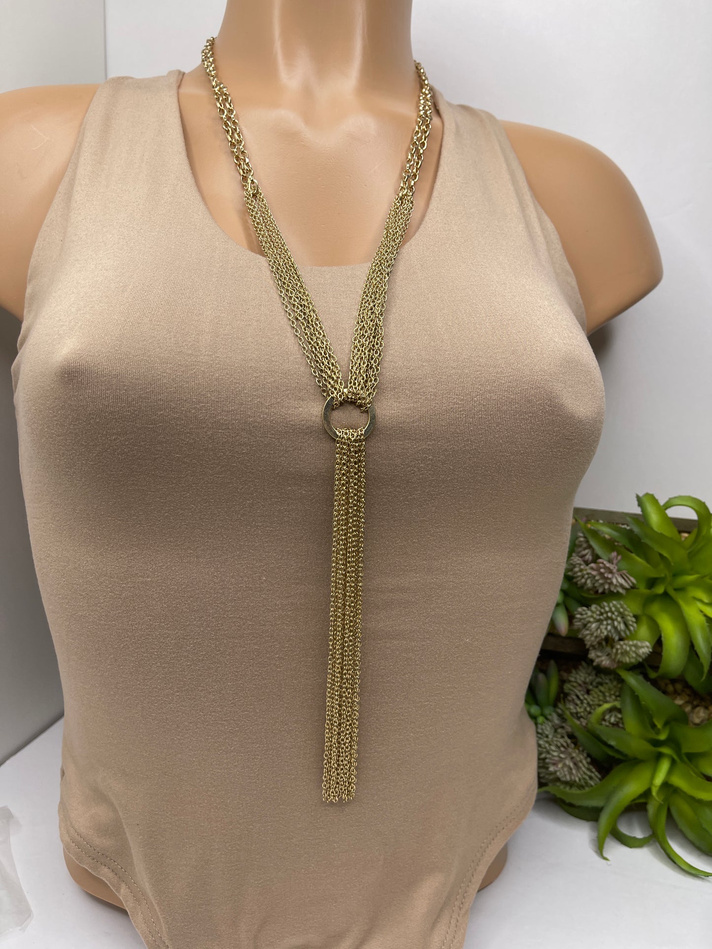 Golden Long Chain Set