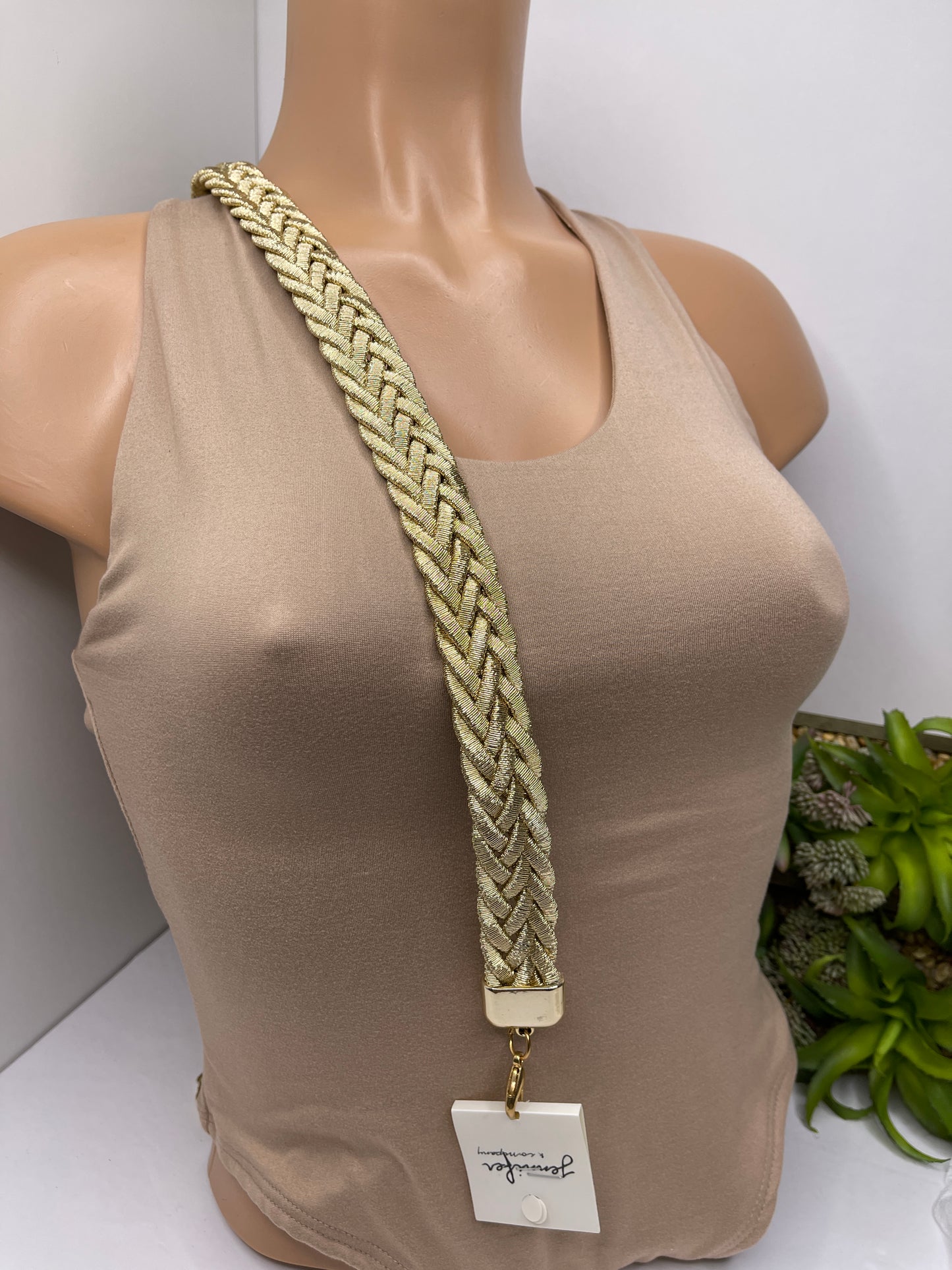 Gold Braided belt