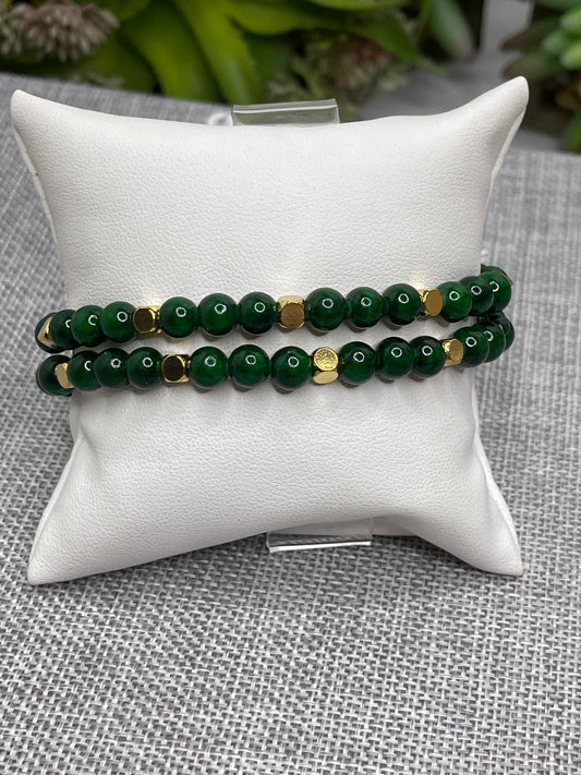 Men's Beaded Bracelets Agate