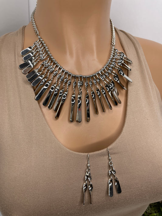 Statement Necklace Set earrings