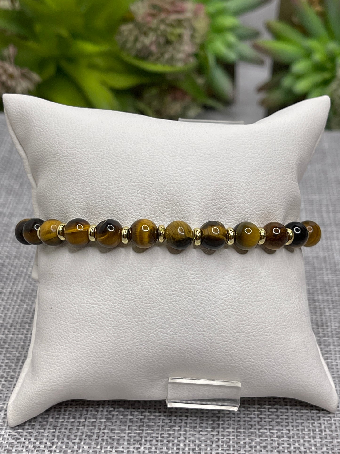 Men’s Beaded Bracelets Tiger Eye stone /Agate