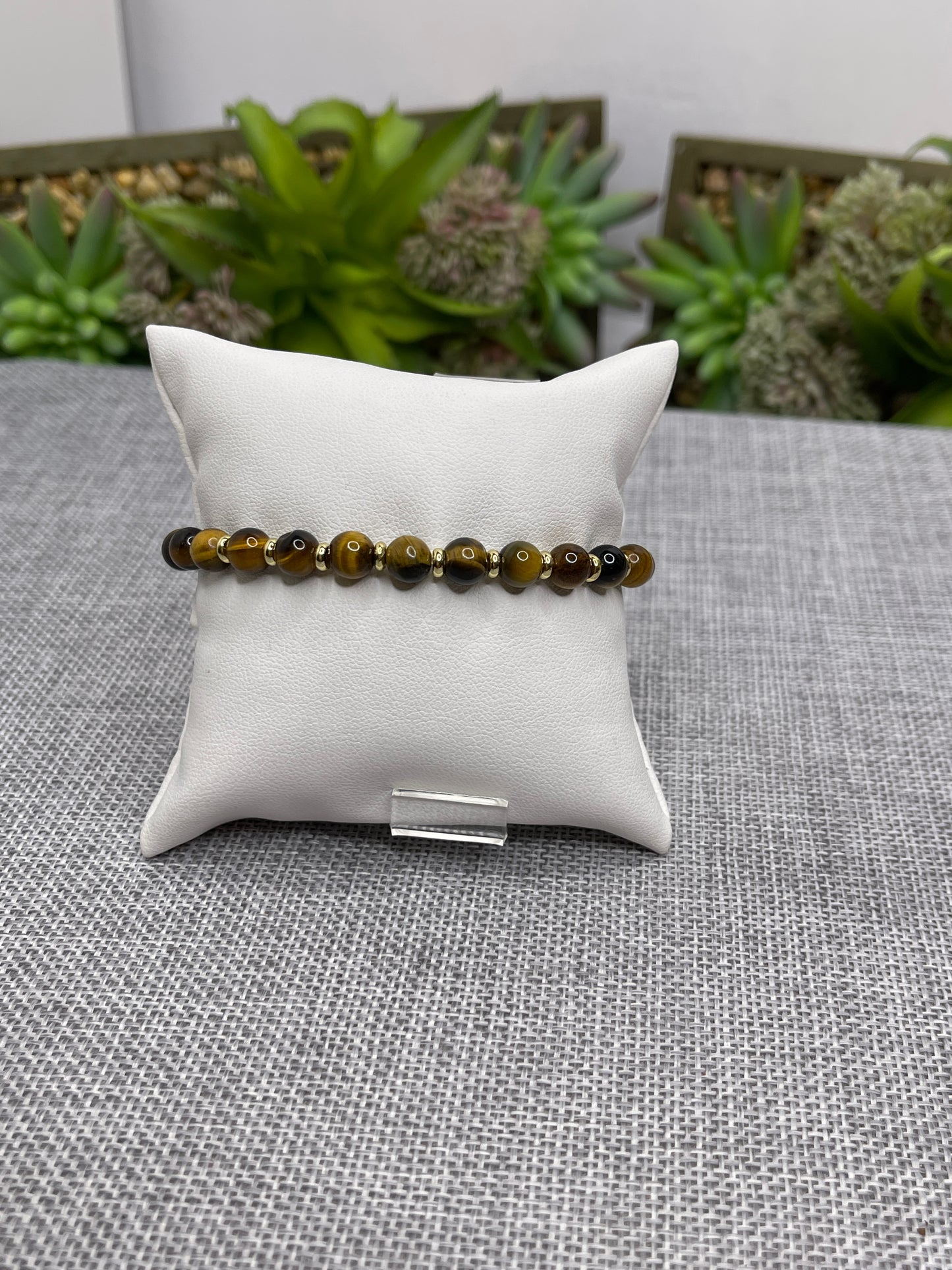 Men’s Beaded Bracelets Tiger Eye stone /Agate