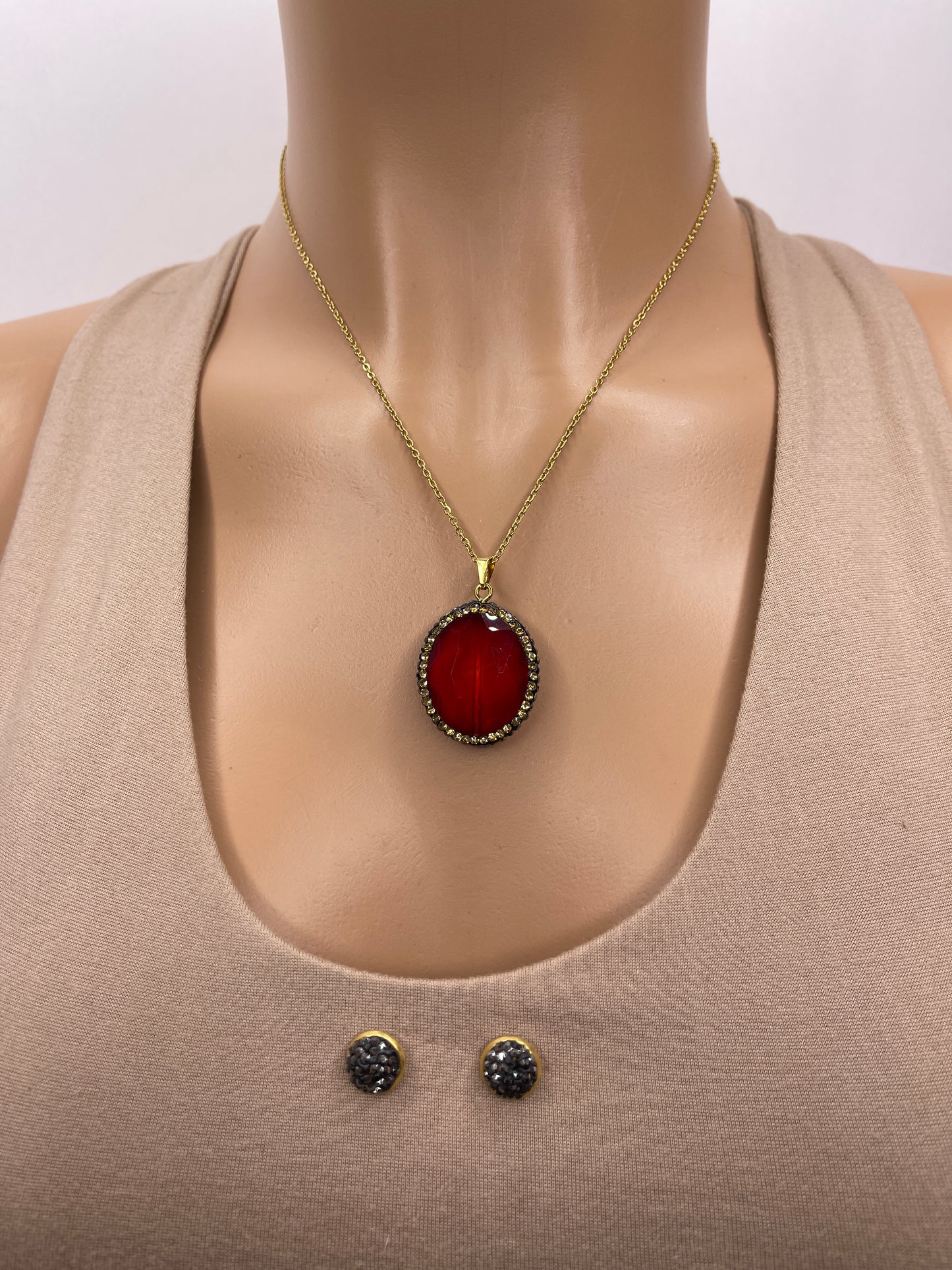 Ruby Necklace set