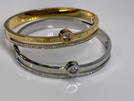 Stackable Bangle Stainless Steel Bracelets