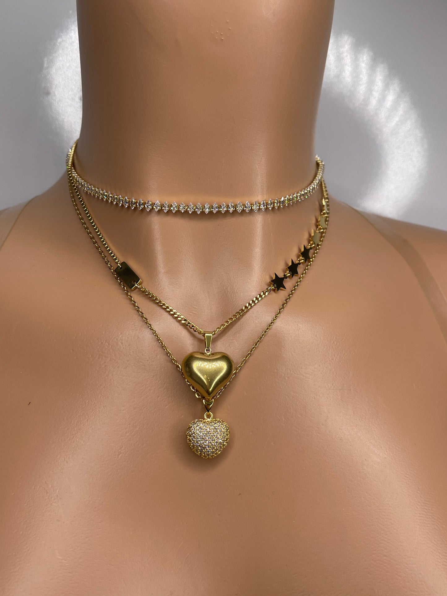 Stackable Gold plated Necklaces