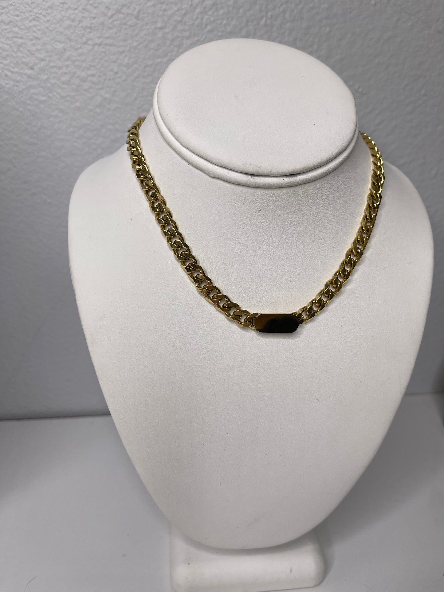 Abbi Cuban Link Necklace Stainless Steel Necklace/ Tarnish free