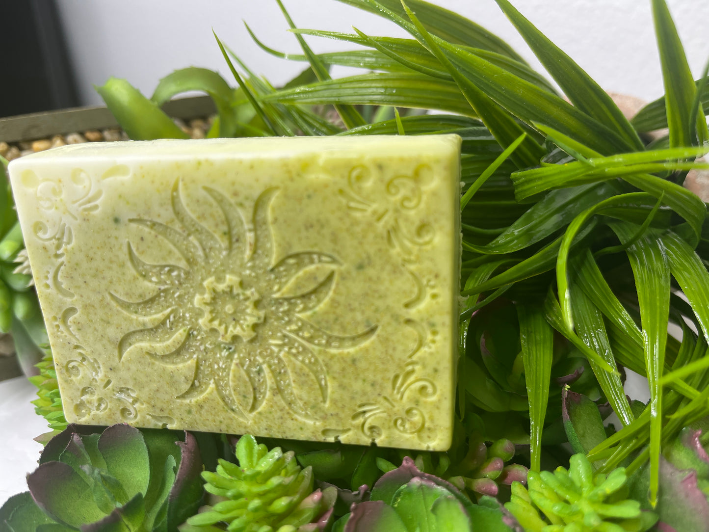 Invigorating Spearmint Alfalfa Rosemary Goatmilk Soap