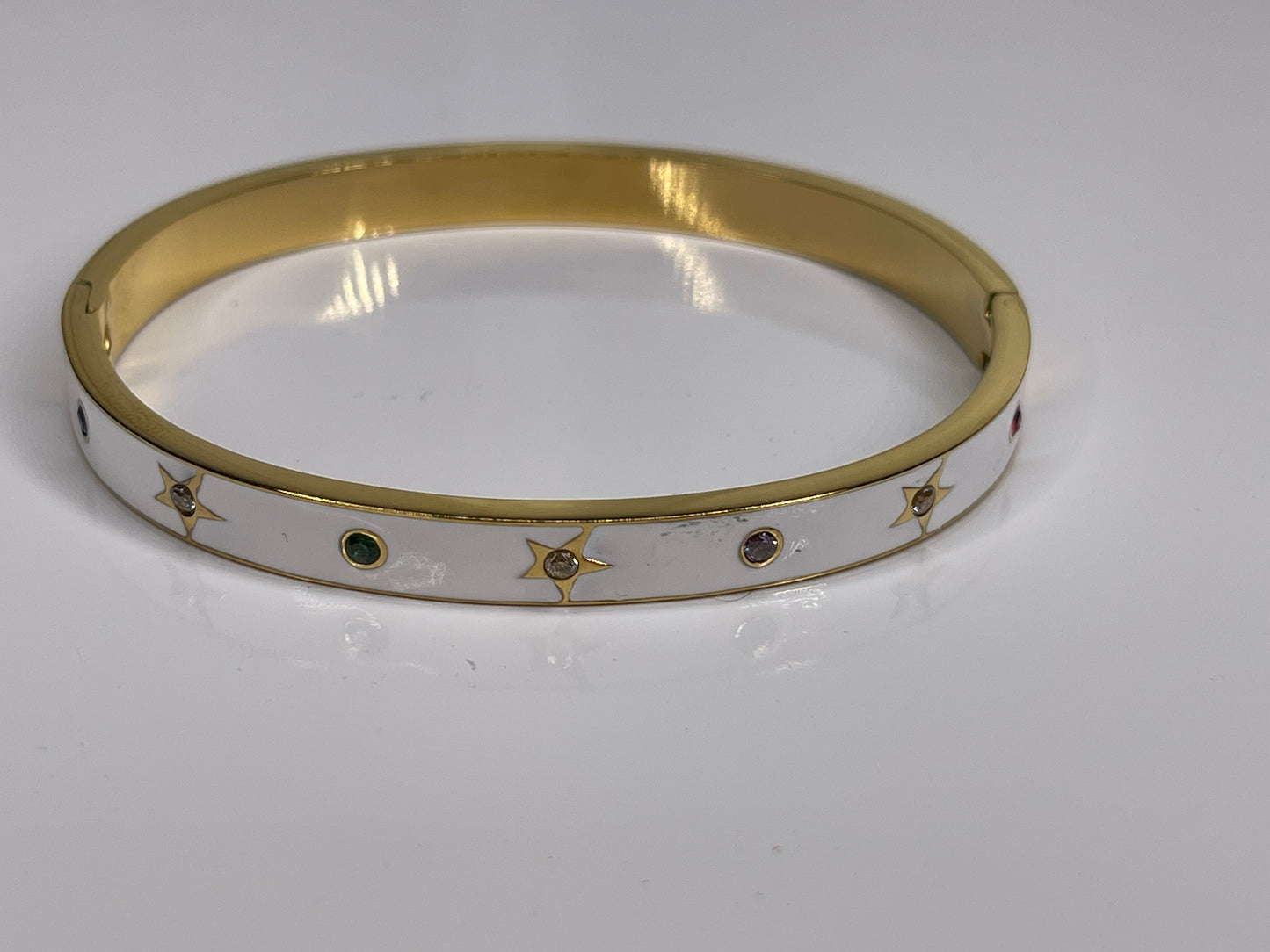 Stackable Bangle Bracelet Sun Star Bling