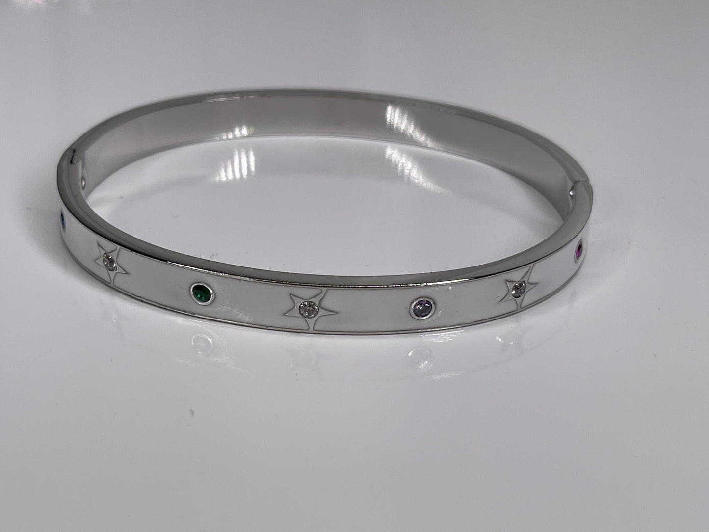 Stackable Bangle Bracelet Sun Star Bling