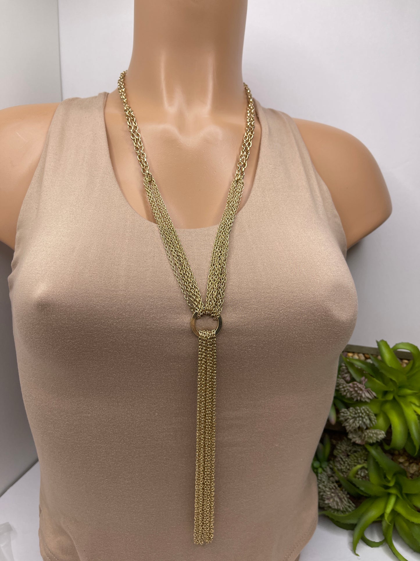 Golden Long Chain Set