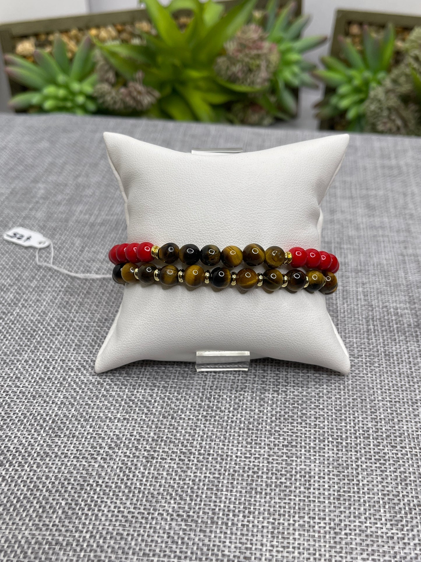 Men’s Beaded Bracelets Tiger Eye stone /Agate