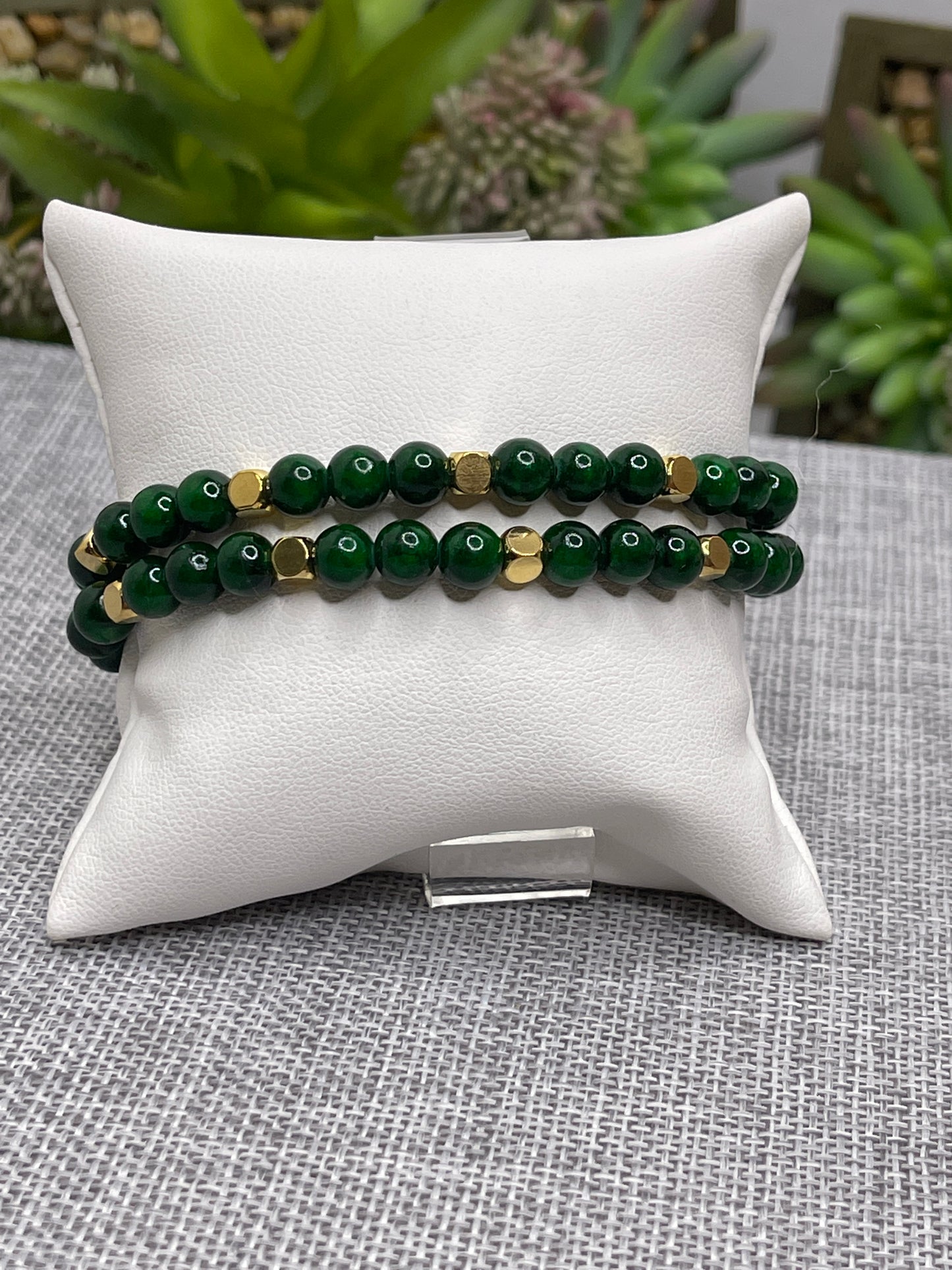 Men's Beaded Bracelets Agate