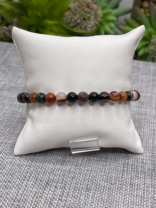 Men's Beaded Bracelets Agate