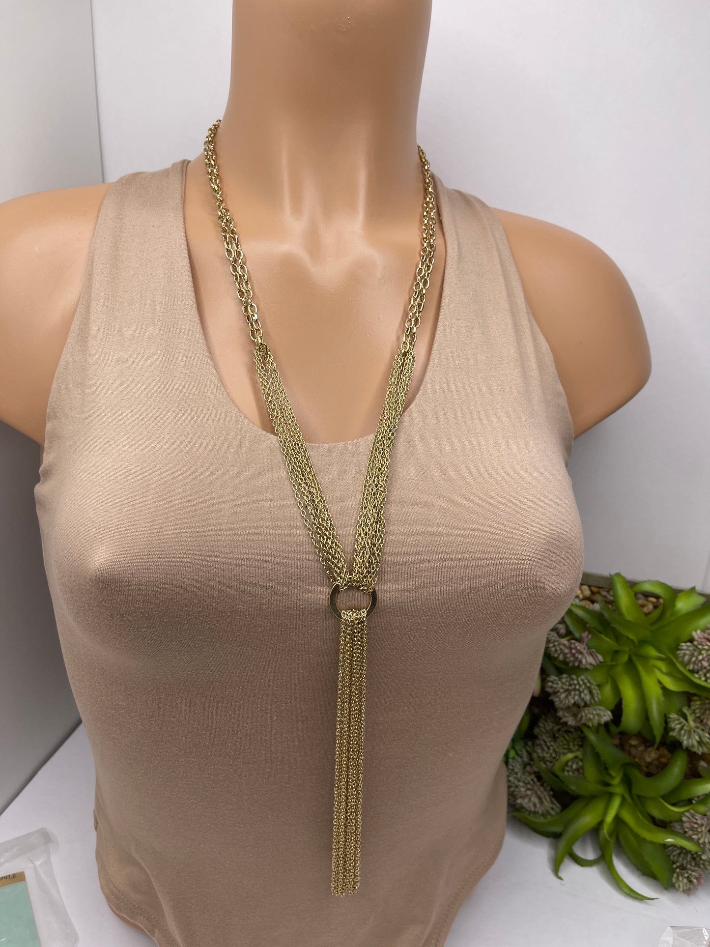 Golden Long Chain Set