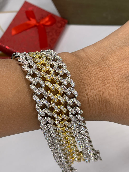 Cuban Link Bling Bracelets Cuban Zirconia Bracelet