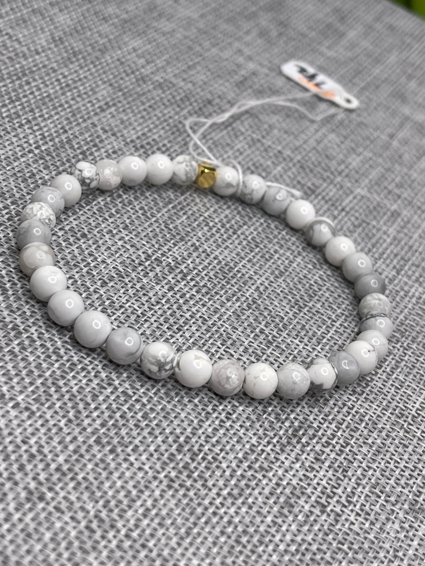 Men's Beaded Bracelets Howlite