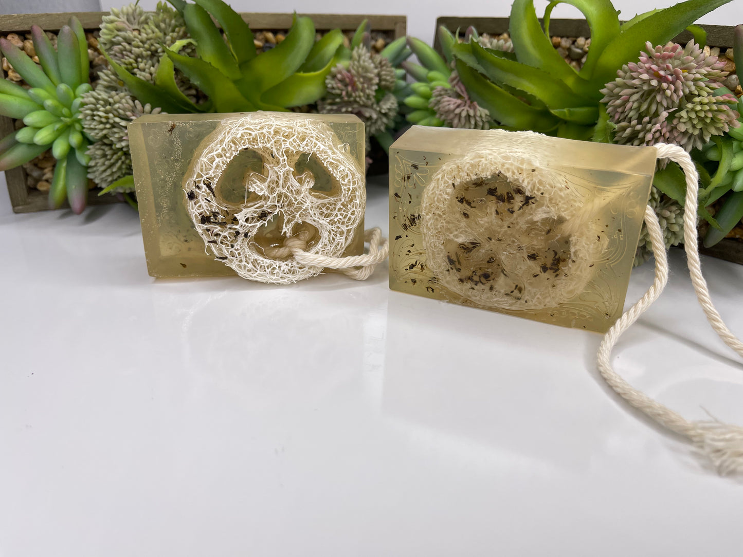 Canna Lemongrass Soap exfoliating Loofah