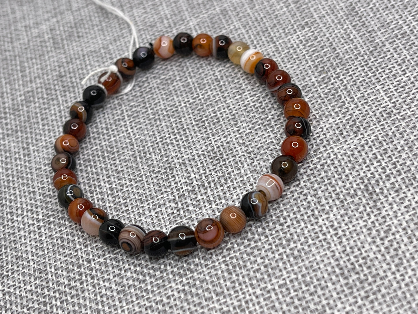 Men's Beaded Bracelets Agate